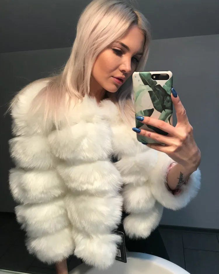 Celeste™ | Faux Fur Jas